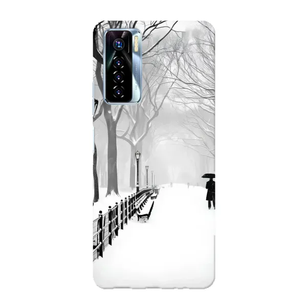 Чехол с рисунком «Снегом замело» для TECNO Camon 17 Pro Чехол с рисунком «Снегом замело» для TECNO Camon 17 Pro