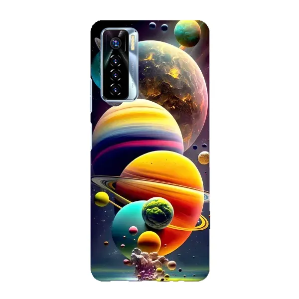 Чехол с рисунком «Солнечна система» для TECNO Camon 17 Pro