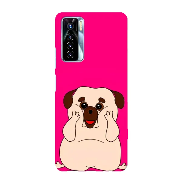 Чохол з малюнком «Веселий Мопсік» для TECNO Camon 17 Pro Чохол з малюнком «Веселий Мопсік» для TECNO Camon 17 Pro