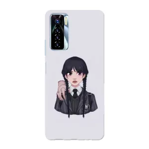 Чехлы с принтом Уэнсдей на TECNO Camon 17 Pro (Вещь Венсдей)