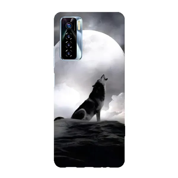 Чехол с рисунком «Волк и луна» для TECNO Camon 17 Pro Чехол с рисунком «Волк и луна» для TECNO Camon 17 Pro