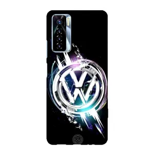 Чехол "Фольксваген" для TECNO Camon 17 Pro (Volkswagen на черном)