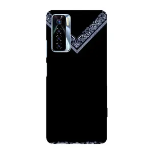 Силіконовый Чохол на TECNO Camon 17 Pro (Комірець вишиванки)