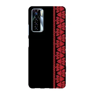 Силиконовый Чехол на TECNO Camon 17 Pro с картинкой Вышиванки