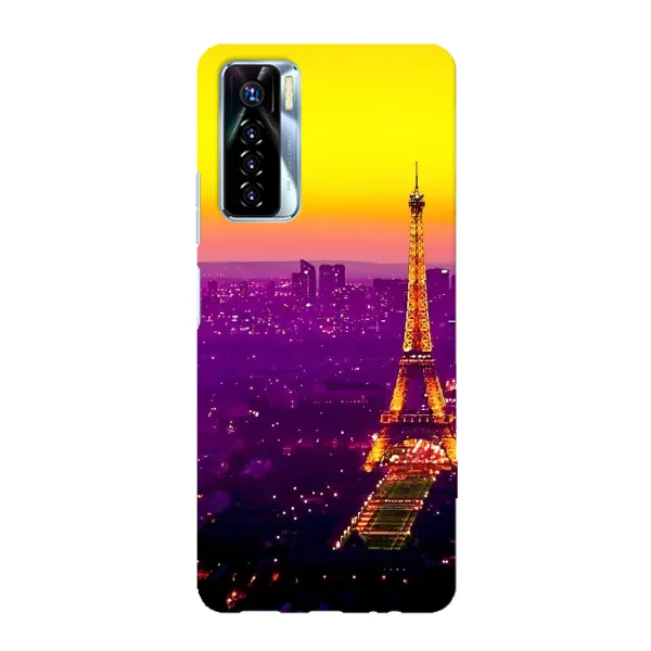 Чехол с рисунком «Яркая башня» для TECNO Camon 17 Pro Чехол с рисунком «Яркая башня» для TECNO Camon 17 Pro
