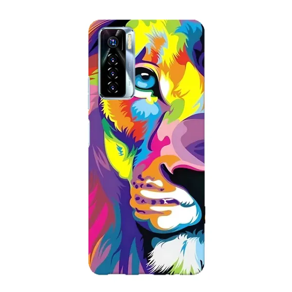 Чехол с рисунком «Яркий Лев» для TECNO Camon 17 Pro Чехол с рисунком «Яркий Лев» для TECNO Camon 17 Pro