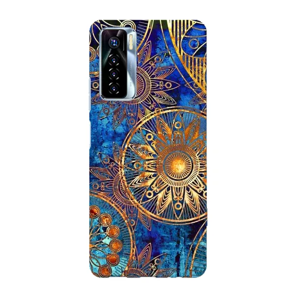 Чехол с рисунком «Золотые узоры» для TECNO Camon 17 Pro Чехол с рисунком «Золотые узоры» для TECNO Camon 17 Pro