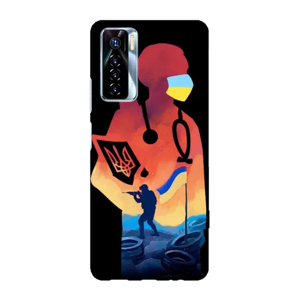Чехол с рисунком «ЗСУ Врач» для TECNO Camon 17 Pro Чехол с рисунком «ЗСУ Врач» для TECNO Camon 17 Pro