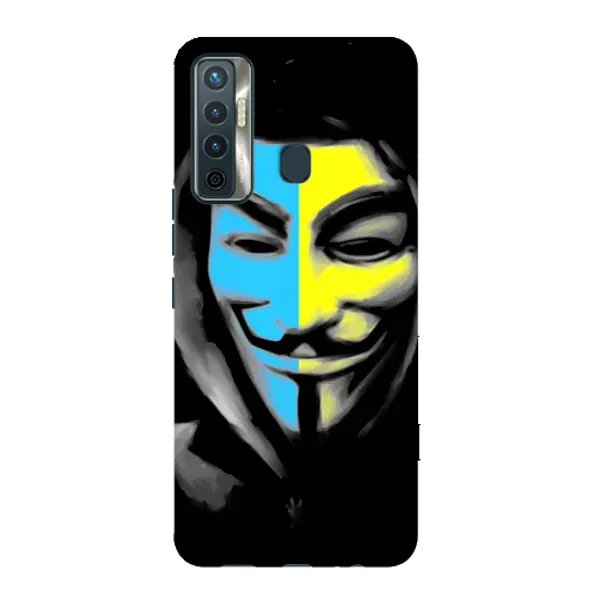 Чехол с рисунком «Анонимус патриот» для TECNO Camon 17 Чехол с рисунком «Анонимус патриот» для TECNO Camon 17