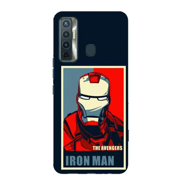 Чехол с рисунком «Art Iron man» для TECNO Camon 17