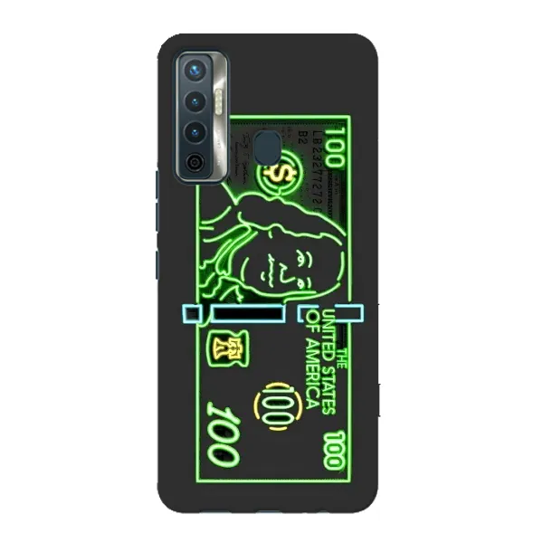 Чехол с рисунком «Баксы» для TECNO Camon 17
