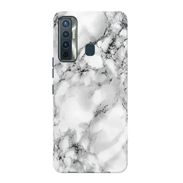 Чехол с рисунком «Белый мрамор» для TECNO Camon 17 Чехол с рисунком «Белый мрамор» для TECNO Camon 17