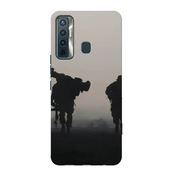 Чехол с рисунком «Бой солдат» для TECNO Camon 17 Чехол с рисунком «Бой солдат» для TECNO Camon 17