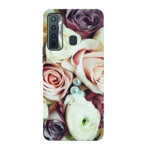 Чехлы с принтом Розочки для TECNO Camon 17 (Букет РОЗ)