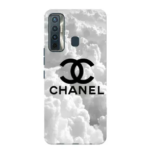 Чехол с Брендами одежды на Техно Камон 17 (CHANEL)