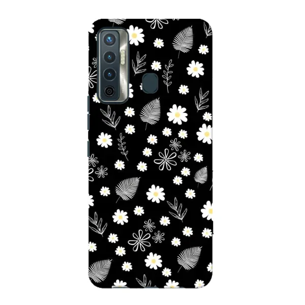 Чехол с рисунком «цветение на чорном» для TECNO Camon 17 Чехол с рисунком «цветение на чорном» для TECNO Camon 17