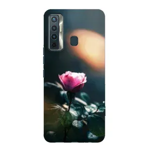 Чехлы с принтом Розочки для TECNO Camon 17 (Цветок ночной)