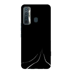 Чохол з картинками на чорному фоні для TECNO Camon 17 (Дорога)