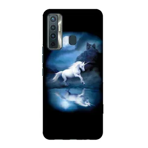 Чехол с рисунком «Единорог» для TECNO Camon 17