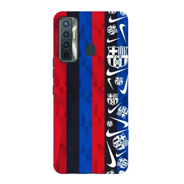 Чехол с рисунком «Фанат Барсы» для TECNO Camon 17
