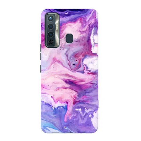 Чехол с рисунком «Фиолетовый мрамор» для TECNO Camon 17 Чехол с рисунком «Фиолетовый мрамор» для TECNO Camon 17