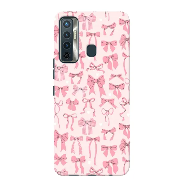 Чехол с рисунком «Фон бантики» для TECNO Camon 17 Чехол с рисунком «Фон бантики» для TECNO Camon 17