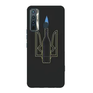 Чехол с картинкой (Патриотический ГЕРБ) на TECNO Camon 17 (Герб - Молотова)