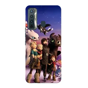 Чохол дракон Беззубик для TECNO Camon 17 (Герої дракона)