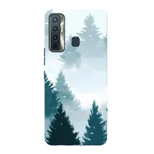 Летний Чехол на TECNO Camon 17 (Горный лес)