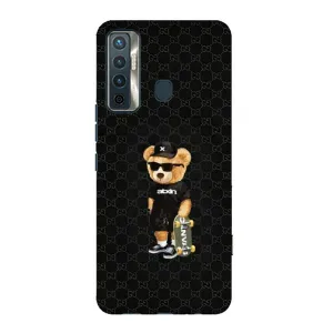 Чехлы Мишка Тедди для Техно Камон 17 (GUCCI Teddy)