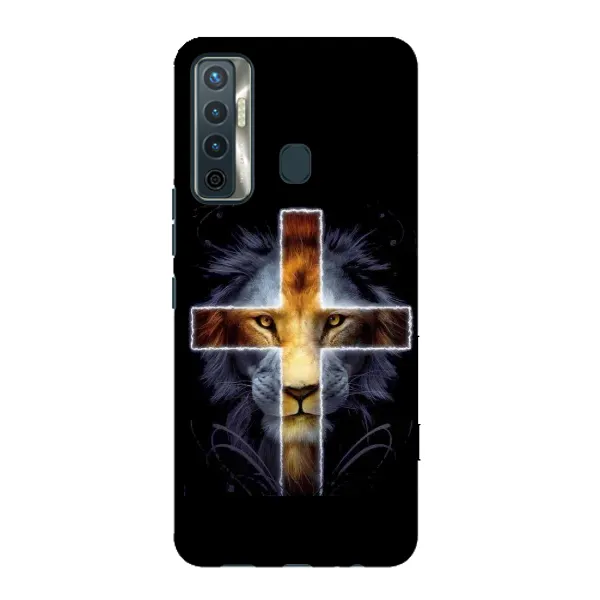 Чехол с рисунком «Иисус Лев» для TECNO Camon 17 Чехол с рисунком «Иисус Лев» для TECNO Camon 17