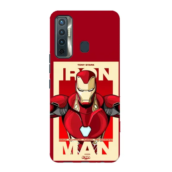Чехол с рисунком «Iron man» для TECNO Camon 17