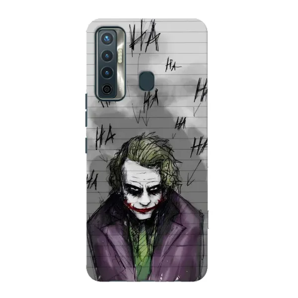 Чехол с рисунком «Joker клоун» для TECNO Camon 17 Чехол с рисунком «Joker клоун» для TECNO Camon 17