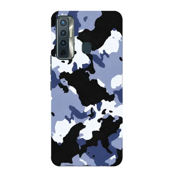 Чехол с рисунком «Камуфляжный Серый» для TECNO Camon 17 Чехол с рисунком «Камуфляжный Серый» для TECNO Camon 17