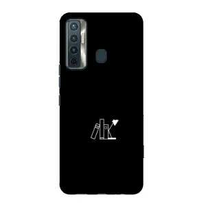 Чохол з картинками на чорному фоні для TECNO Camon 17 (Книжки)