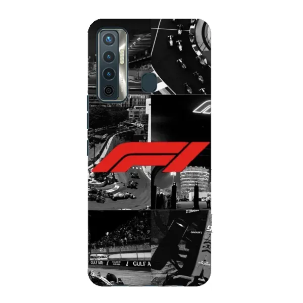 Чехол с рисунком «Коллаж Формула 1» для TECNO Camon 17 Чехол с рисунком «Коллаж Формула 1» для TECNO Camon 17