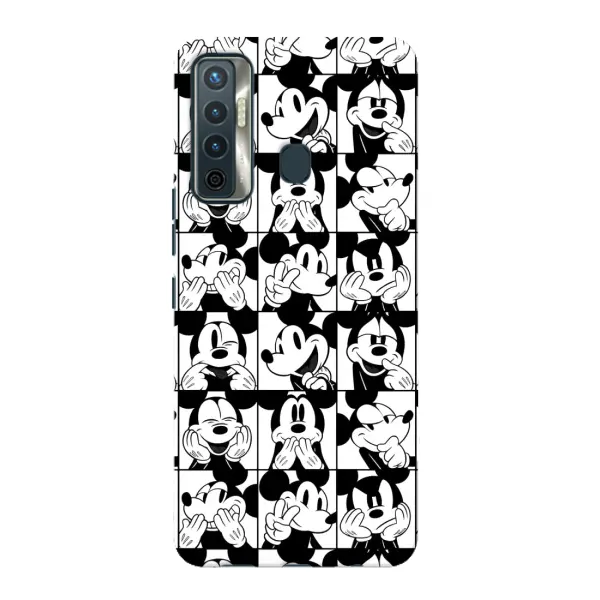 Чехол с рисунком «Коллаж Микки Маус» для TECNO Camon 17 Чехол с рисунком «Коллаж Микки Маус» для TECNO Camon 17