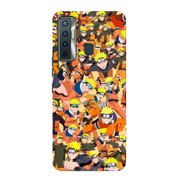 Чехол с рисунком «Коллаж Наруто» для TECNO Camon 17 Чехол с рисунком «Коллаж Наруто» для TECNO Camon 17