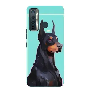 Чехол ДОБЕРМАН для TECNO Camon 17 (Король доберман)