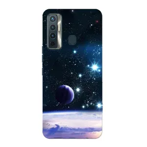 Чехол (ТПУ) с планетами на TECNO Camon 17 (Космический вид)