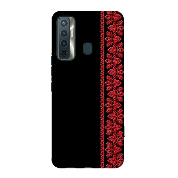 Чохол з малюнком «Червона вишиванка» для TECNO Camon 17 Чохол з малюнком «Червона вишиванка» для TECNO Camon 17