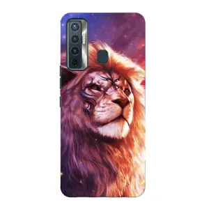 Чехол с картинкой на TECNO Camon 17 (Красочный ЛЕВ)