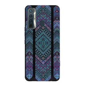 Силиконовый Чехол на TECNO Camon 17 (Крутой орнамент)