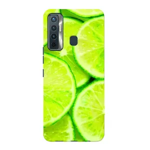 Чехол с изображением вкусной еды для TECNO Camon 17 (Лайм)
