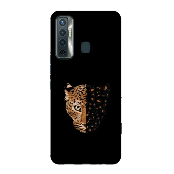 Чехол с рисунком «Леопард на черном» для TECNO Camon 17 Чехол с рисунком «Леопард на черном» для TECNO Camon 17