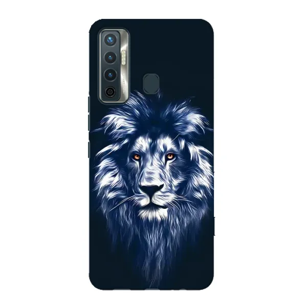 Чехол с рисунком «Лев - синий» для TECNO Camon 17 Чехол с рисунком «Лев - синий» для TECNO Camon 17