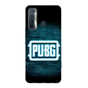Чехол (TPU) с картинкой "Лого Пабг" на Техно Камон 17 (Лого PUBG)