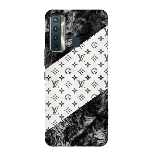Чехол с рисунком «LV на белом» для TECNO Camon 17 Чехол с рисунком «LV на белом» для TECNO Camon 17