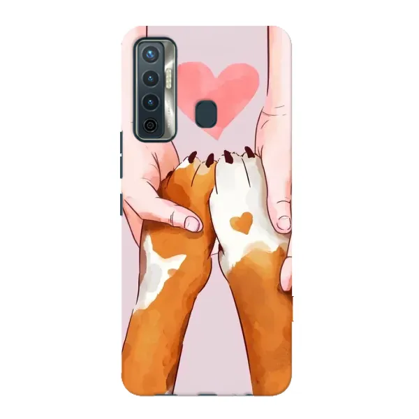 Чехол с рисунком «Любовь к собакам» для TECNO Camon 17 Чехол с рисунком «Любовь к собакам» для TECNO Camon 17