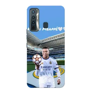 Чохол (TPU) з Футболістом на TECNO Camon 17 (Mbappe Real)
